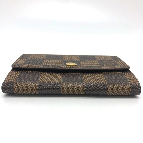 LOUIS VUITTON Porto Monnaie-Plat Coin Case Wallet Mini Wallet coin purse - Picture 6 of 14